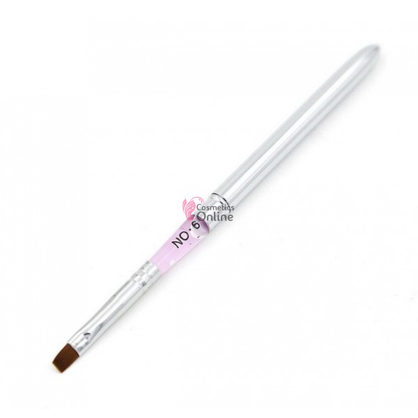 Pensula pentru Gel UV cu capac Mov Nr 8, art PU50